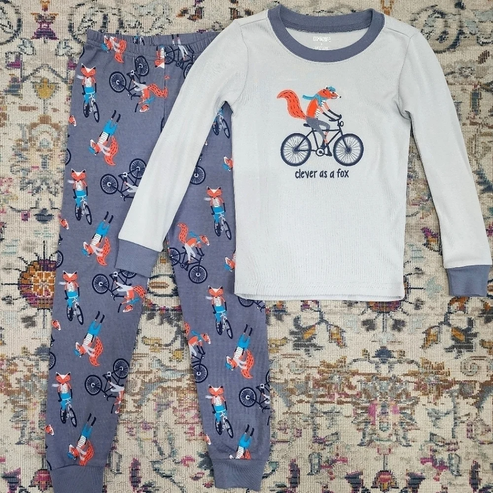 Gymboree, Fox, Pajamas Set, Long Sleeves, sz 5